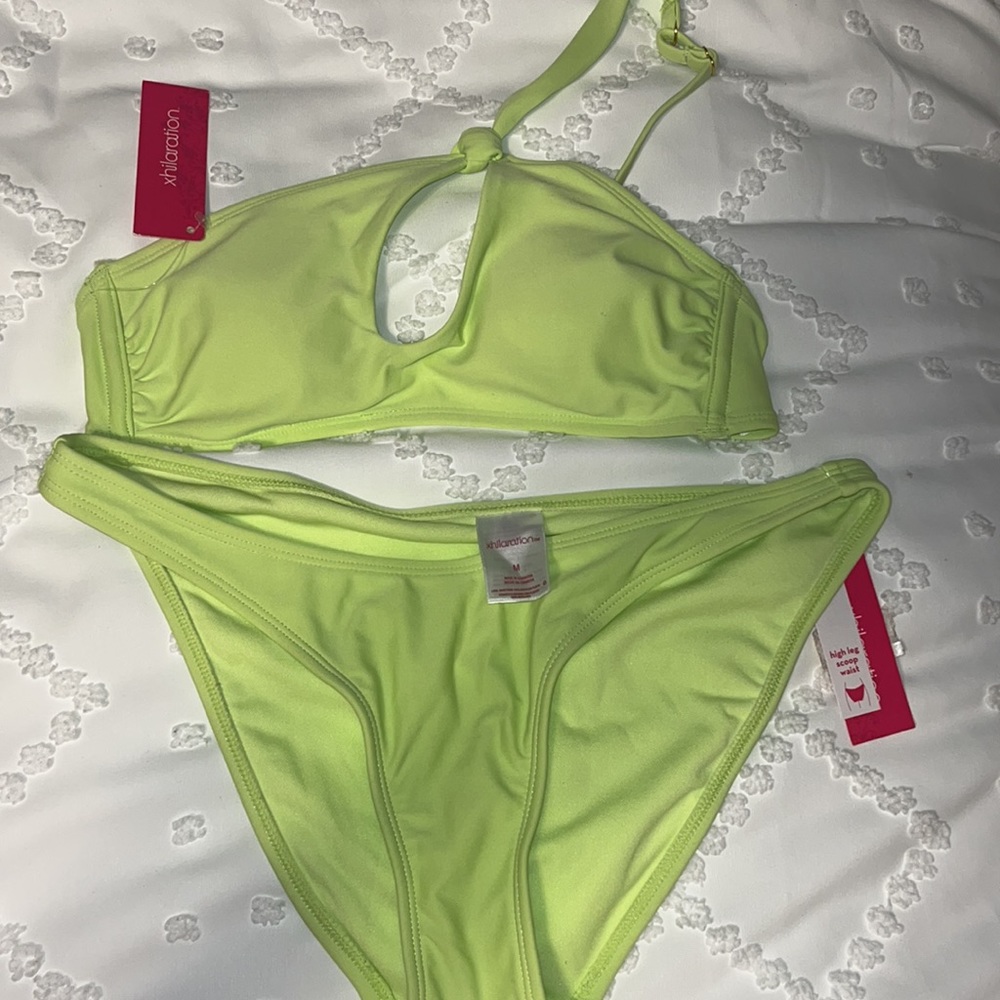 One shoulder bikini